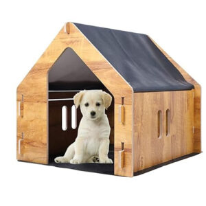 Folding Wooden Pet House for Dogs