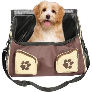 Travel Pet Carrier Seat for Small Dogs & Cats – Safe Booster Design